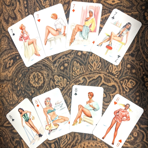 Vintage Darling playing cards - Picture 7 of 8